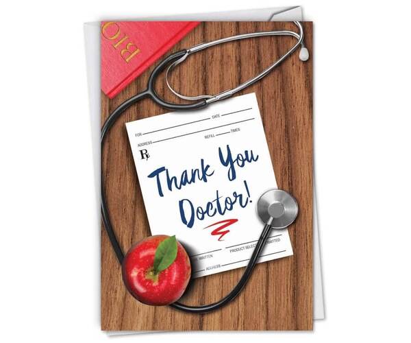 Doctor Retirement Gifts - Doctor Thank You Card