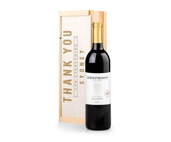Doctor retirement gifts - Personalized Wine Gift