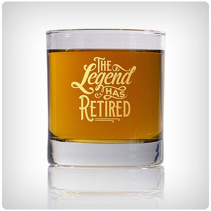Doctor retirement gifts - The Legend Has Retired Glass