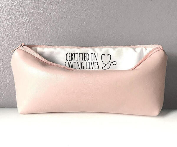 Doctor Retirement Gifts - Saving Lives Makeup Bag