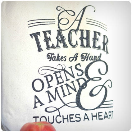 Teacher Tote: cool diy teacher retirement gifts
