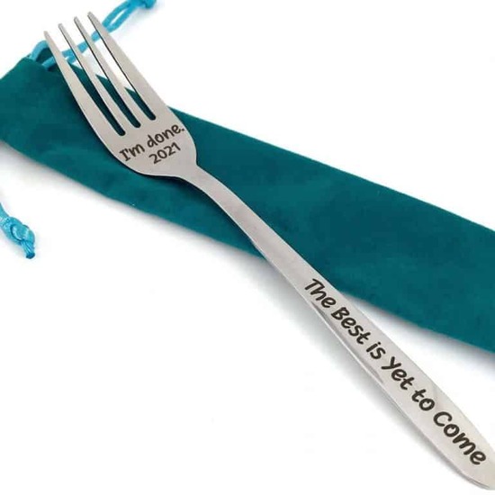 Retirement Gifts For Teacher - Retirement Fork