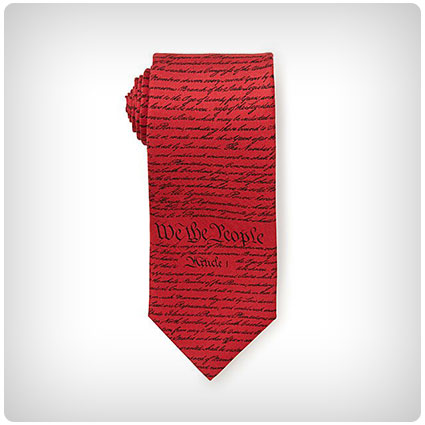 Gift For Retiring Teacher From Students - Constitution Tie