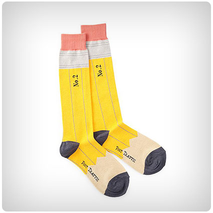 unique teacher retirement gifts - No. 2 Pencil Knee High Socks