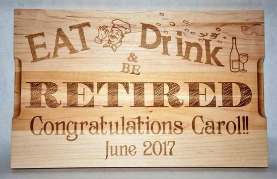 Retirement gifts for teacher - Personalized Cutting Board