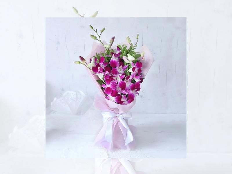 Bouquet Of Orchids For 28Th Anniversary Gift Ideas