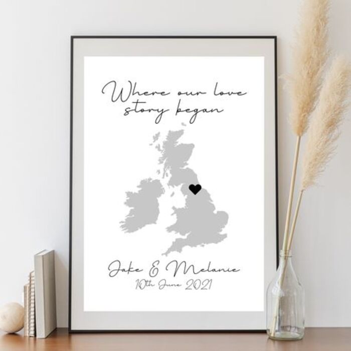 "Where our love story began" cute gift ideas for boyfriend