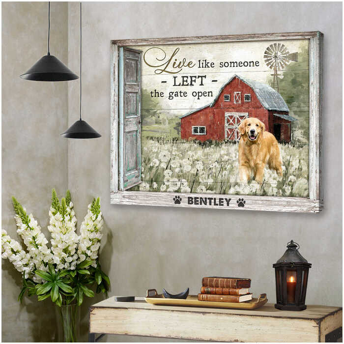 Pet Photo Canvas For Sweet Boyfriend Gifts