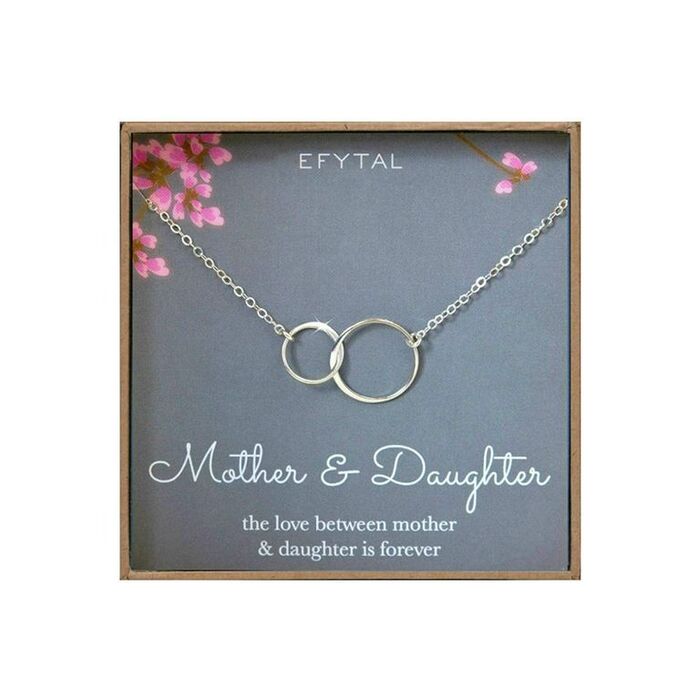 Mother's day present for daughter - Mother and Daughter Necklace