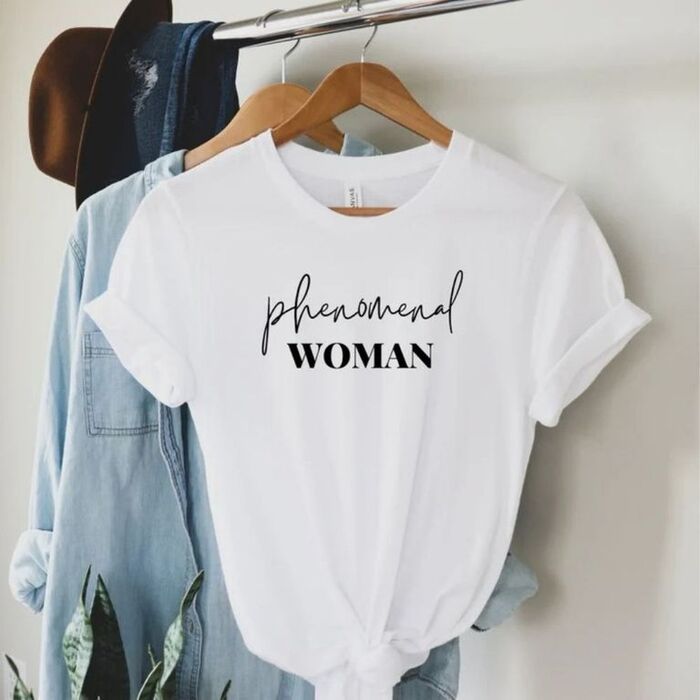 Mother's day gifts for daughter - Phenomenal Woman Shirt