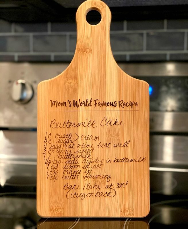 Mother'S Day Gifts For Daughter - Personalized Recipe Cutting Board