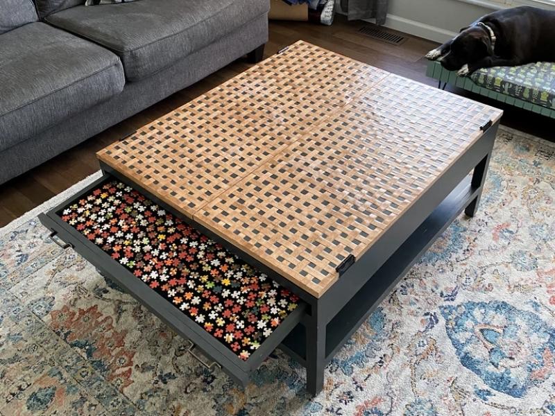 Puzzling Table for 29th anniversary ideas for him