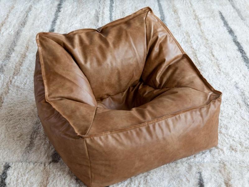 Vegan Leather Modern Lounger For The 29Th Anniversary Present
