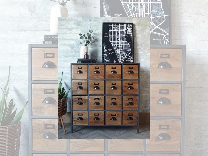 Industrial Storage Dresser for the 29th year anniversary gift