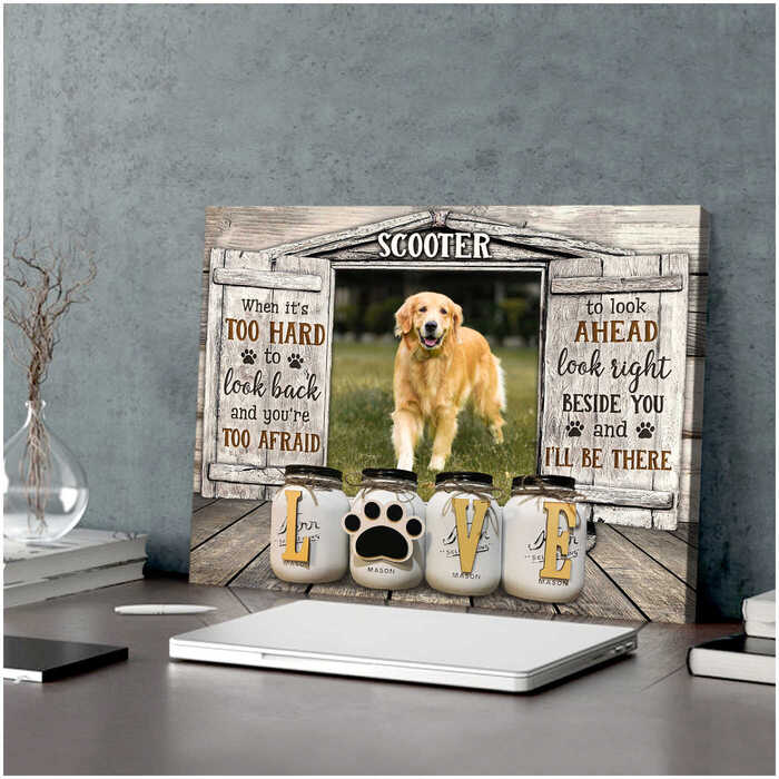 Pet Photo Canvas Unique Gift For Long-Distance Couple