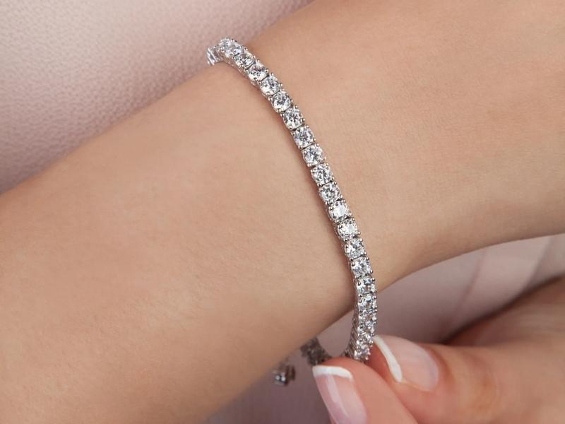 Diamond Tennis Bracelet for the 60th wedding anniversary gift ideas