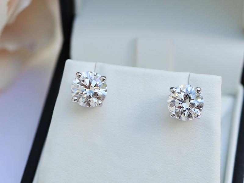 Lab-grown Diamond Earrings for 60th wedding anniversary gifts