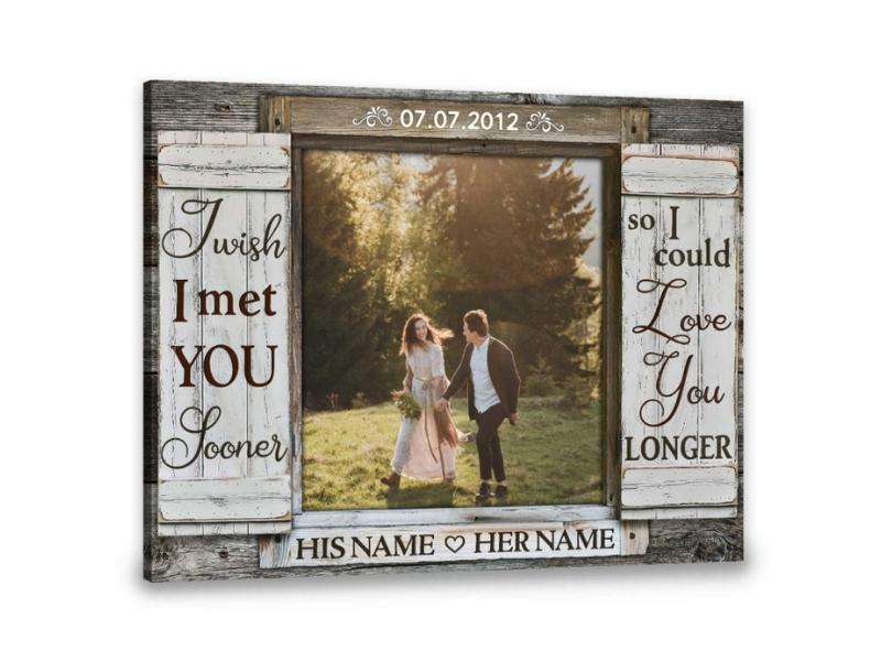 Custom Photo Gift For Anniversary Oh Canvas