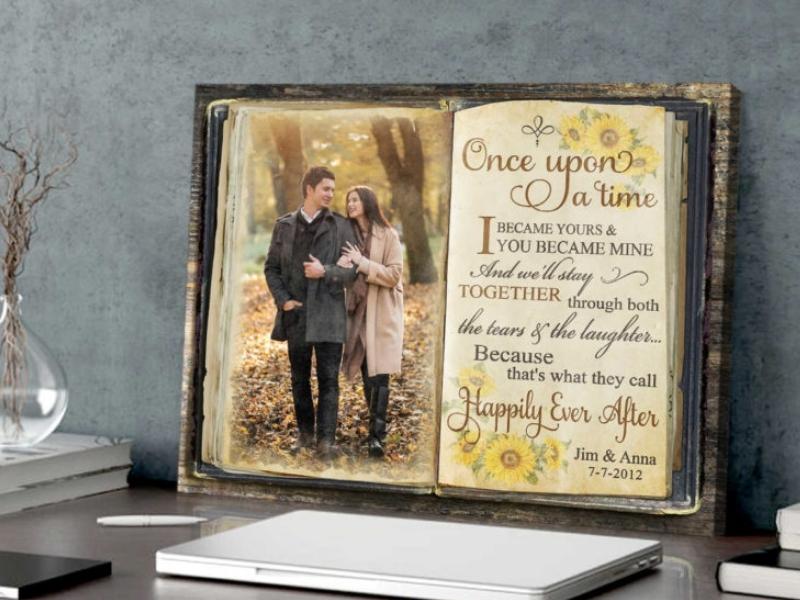 Personalized Photo Gifts for the 60th anniversary wedding gift