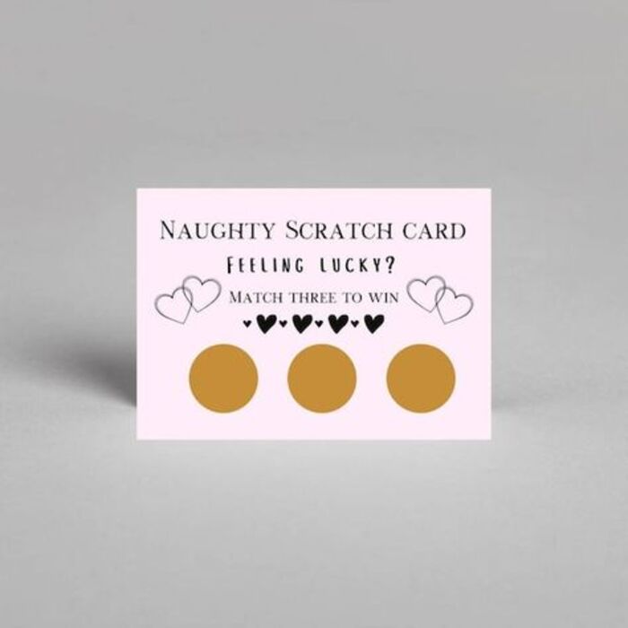 naughty scratch cards: funny gift ideas for boyfriend