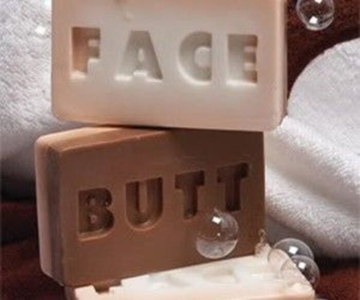 Butt face soap bar: gag gifts for boyfriend