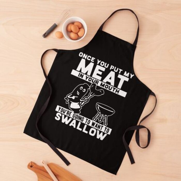 Adorable apron: hilarious present for your man