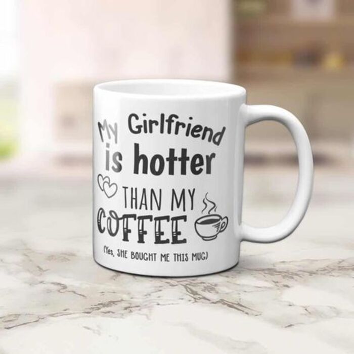 Custom Amusing Coffee Mug For Boyfriend