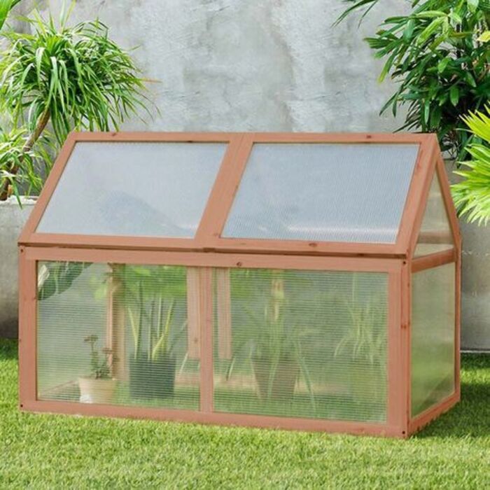 Miniature greenhouse: cool present for mom who loves gardening