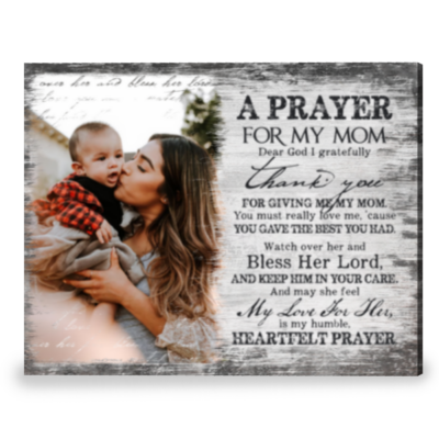 thoguhtful gift for mom a prayer for mother birthday gift for mom