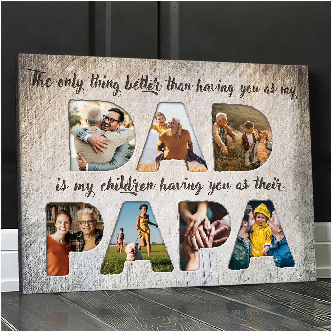 Father's Day Gift Personalized Best Gift For Dads Who Have Everything - Oh  Canvas