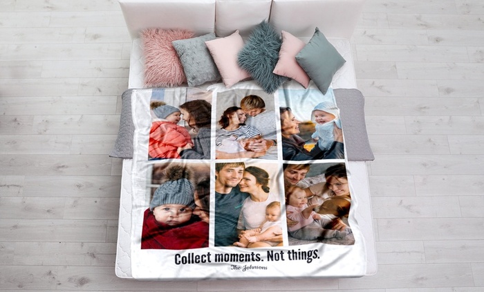 Mother's day gifts for girlfriend -Custom Photo Blanket