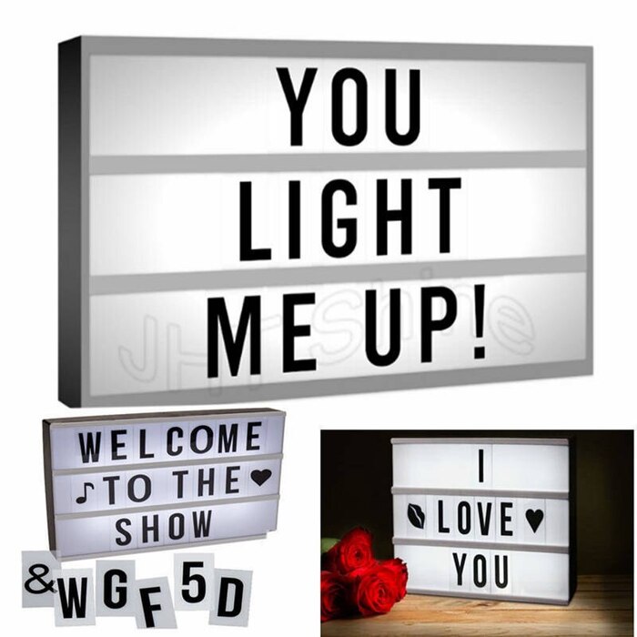 Mother's day gifts for girlfriend -Lightbox Sign