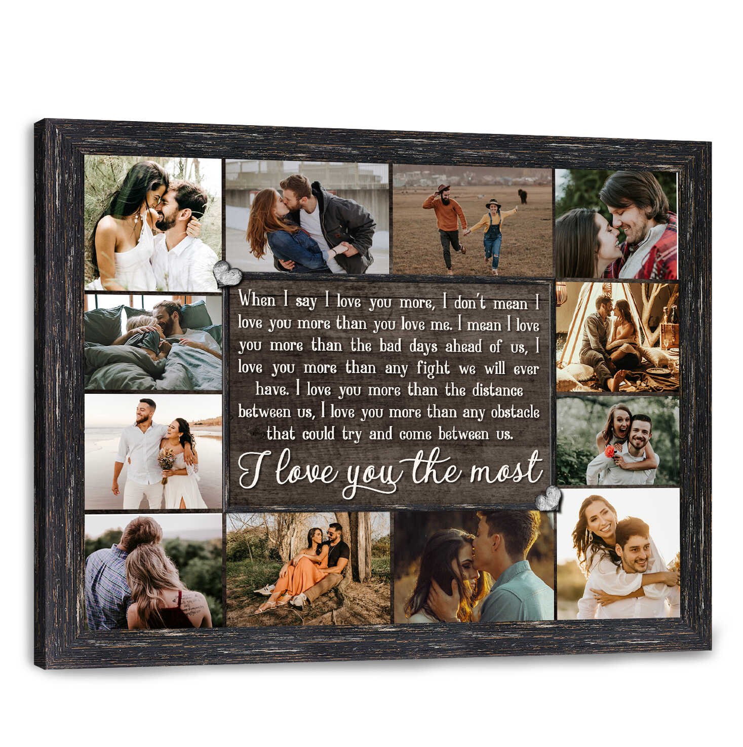 best wall decoration for couple custom photo collage canvas print 02