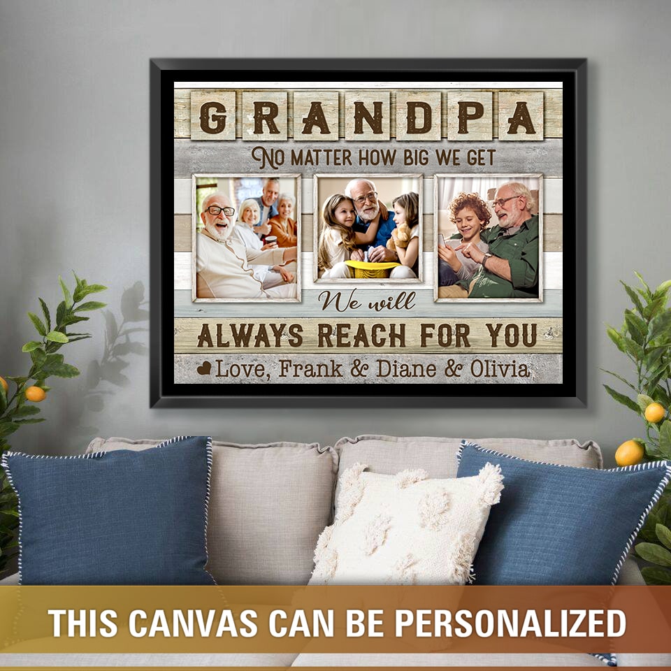 Personalized We'll Be Friends Until We're Old Canvas, Custom Photo