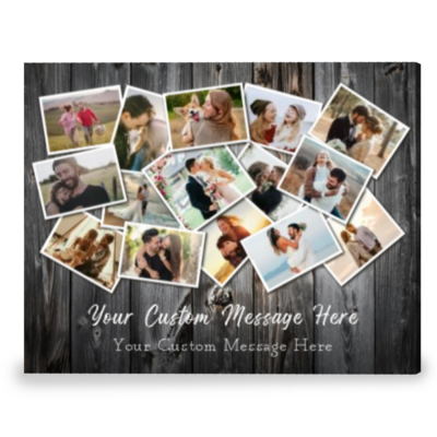 collage photo gift personalizeed anniversary gift for couple