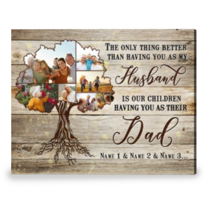personalized father's day gift for husband custom gift for new dad