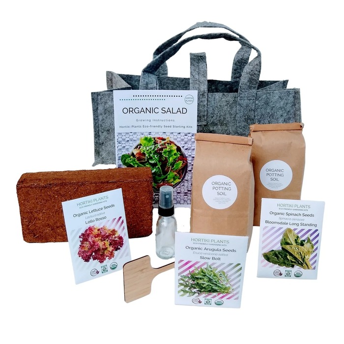 Adorable salad gardening kit for mom