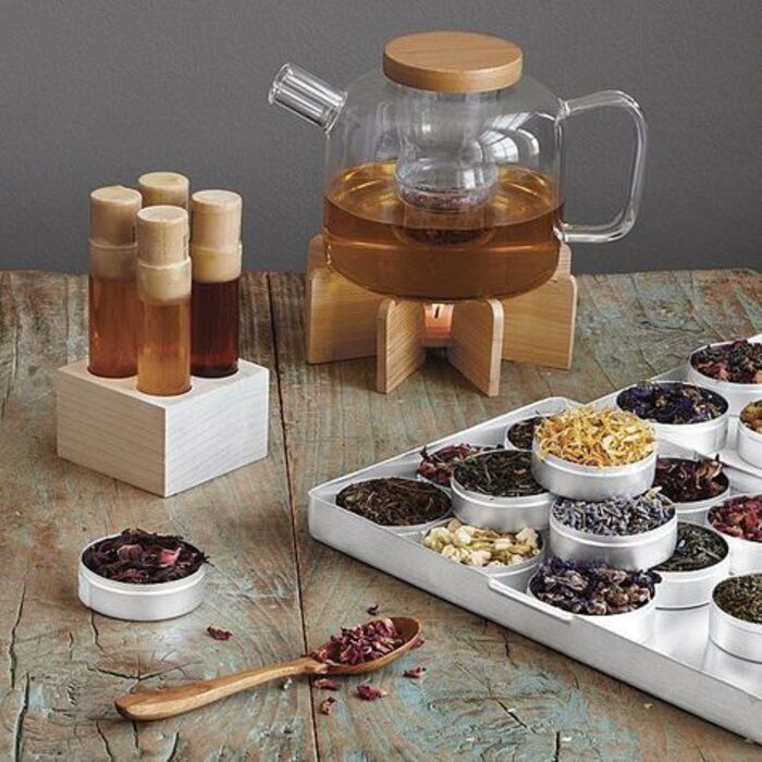 Herbal tea set: practical retirement ideas for dad
