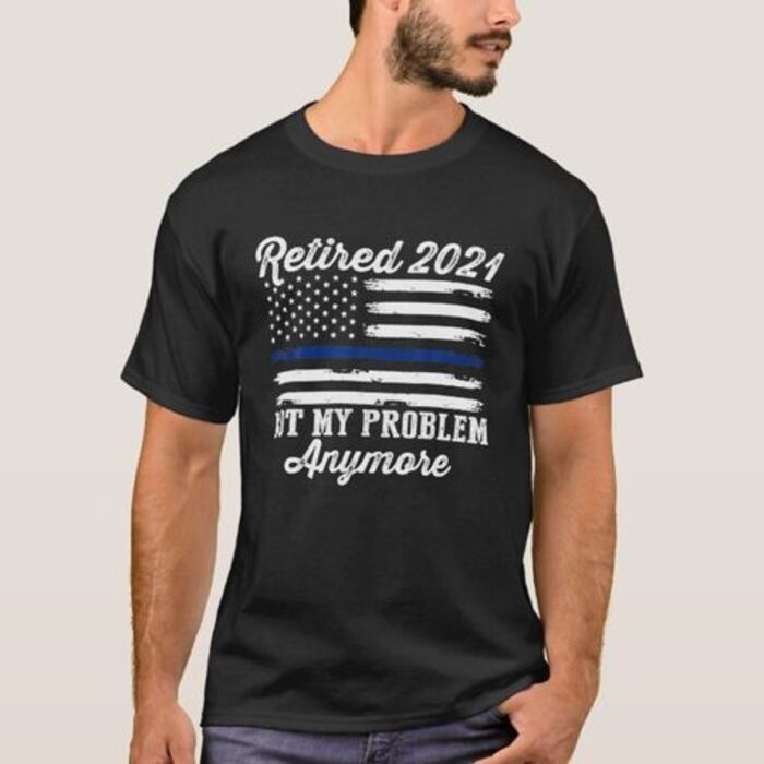 Retired Police T-Shirt: Cool Police Officer Retirement Gifts