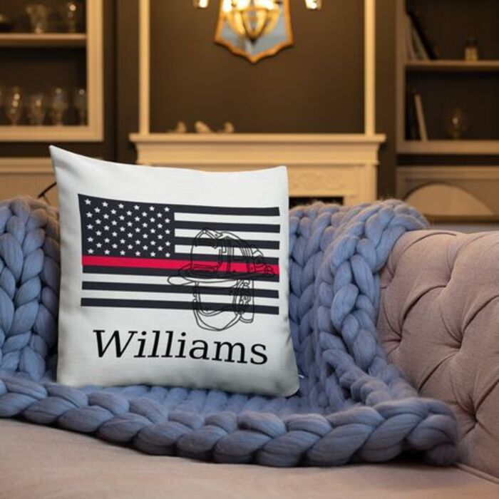 Custom Pillow Case: Heartfelt Fire Chief Retirement Gifts