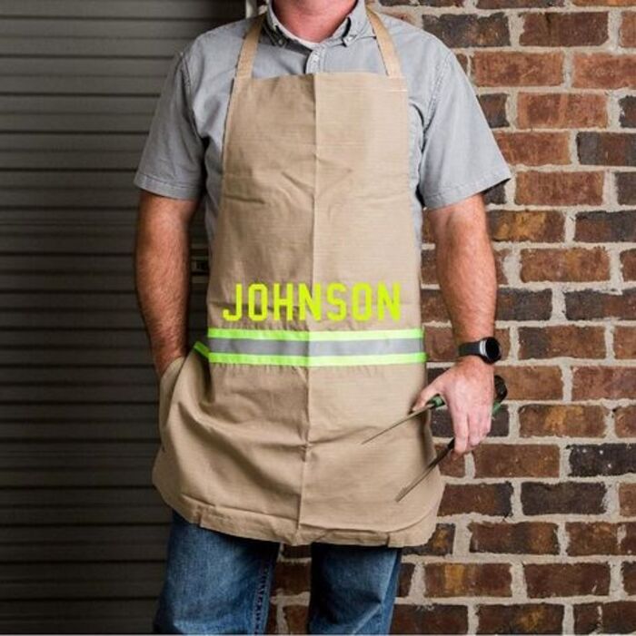 Firefighter Apron: Cool Personalized Firefighter Retirement Gifts