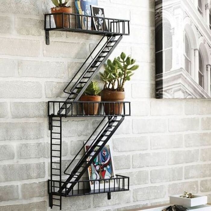 Fire exit shelf: cool fireman retirement gift