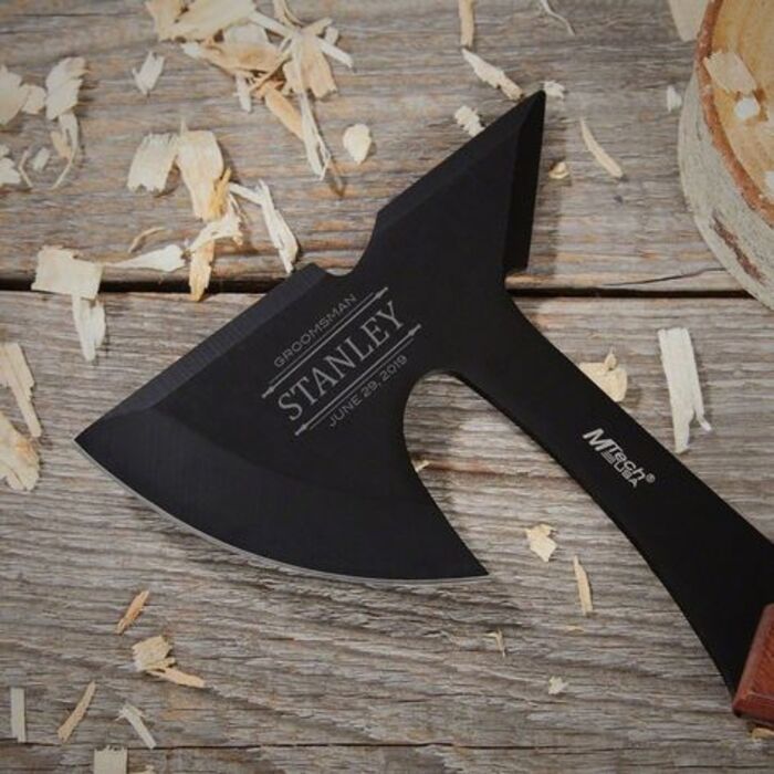 Engraved hatchet: meaningful retirement gift for firefighter