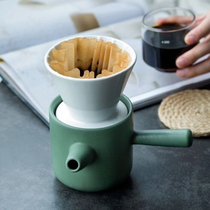 Pour-over coffee maker: cool present for firefighters retirement