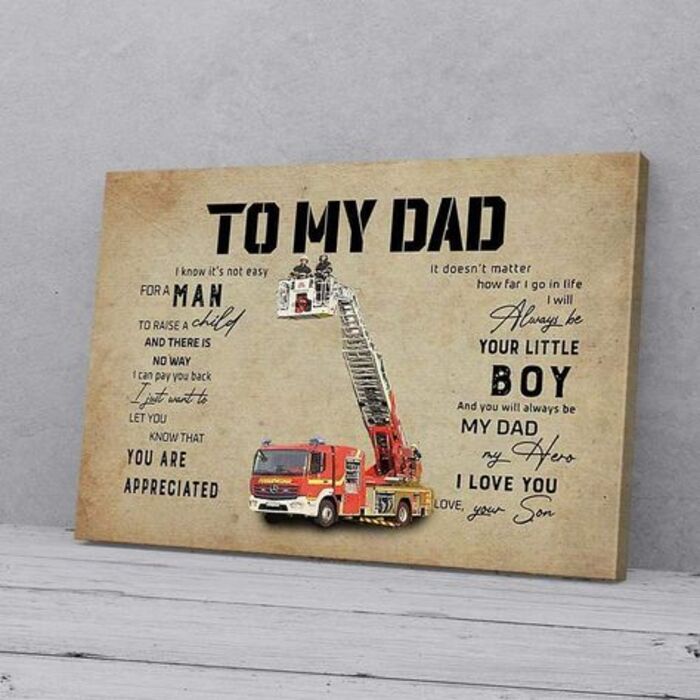 Custom art print: thoughtful present for retired firefighters