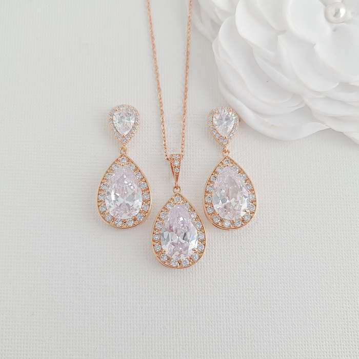 Mother's Day Gifts For Aunts - Teardrop Jewelry Set