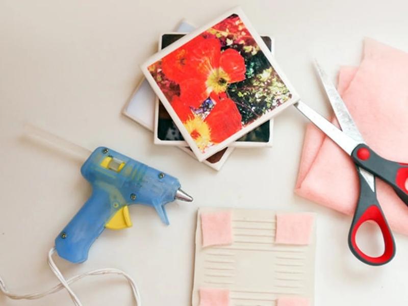 Photo Coasters for diy paper anniversary gifts