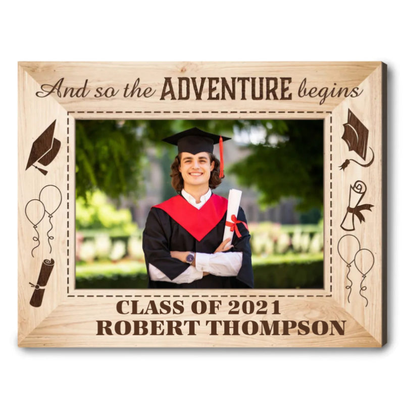 Personalized Canvas Print For His Graduation