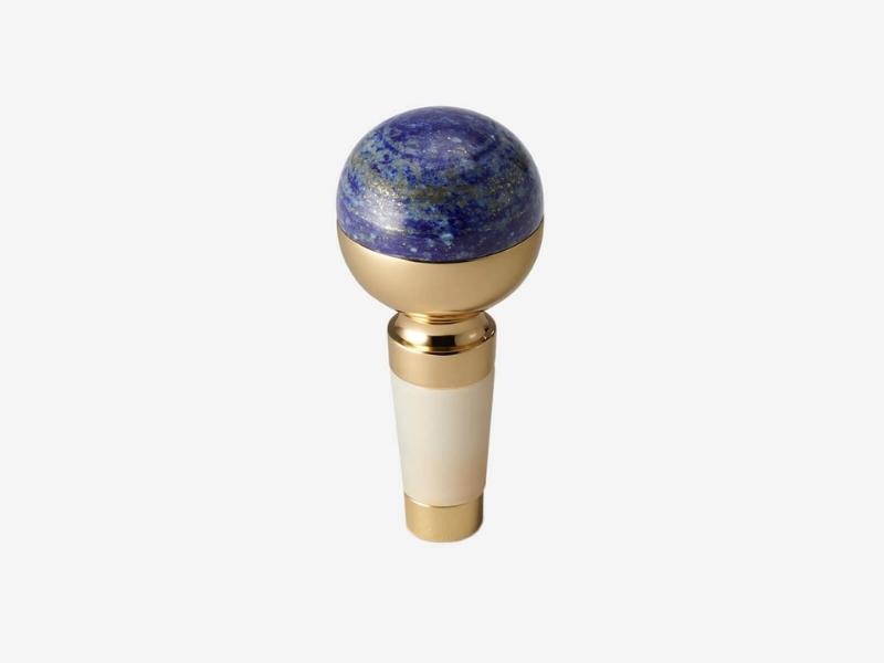 Lapis Lazuli Stone Wine Stopper - year 32 anniversary gift