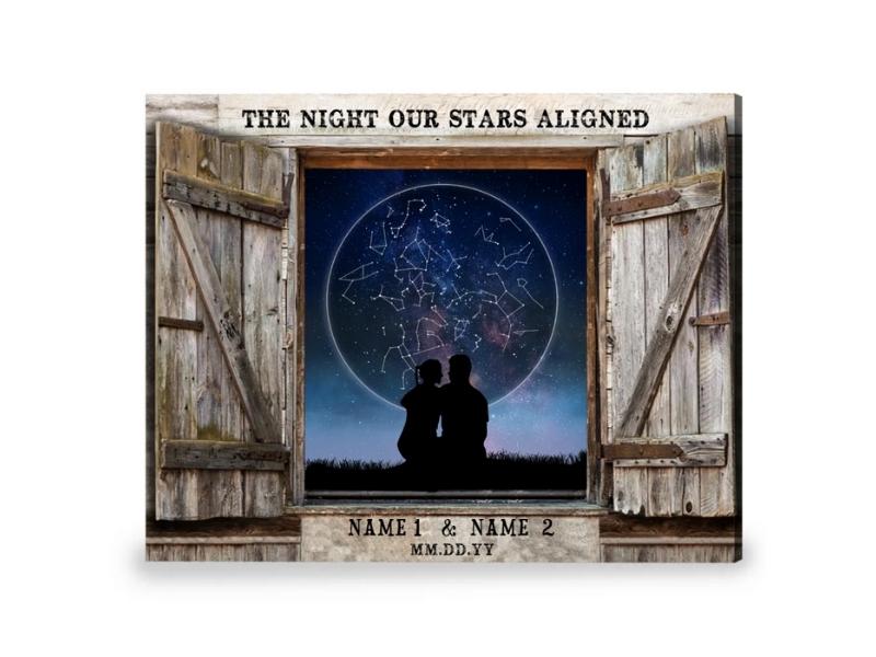 Personalized Star Constellation Gift for the year 32 anniversary gift